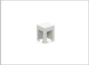 L-shaped connector — Up1