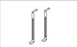 Brackets for overhead cabinet — Surflex Accessories