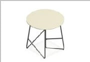 Occasional table with round top — Universal Tables (Veneer)