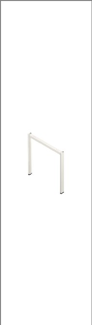 Side leg for 24" worksurface. — Verdure S