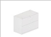 Bottom two drawer fixed cabinet — Steelbox