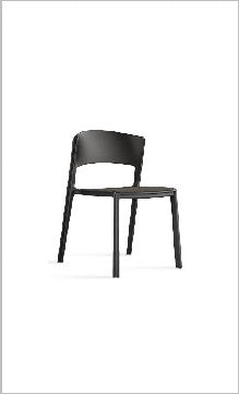 Waterfalls Guest chair with seat cushion — Waterfalls