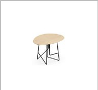Occasional table with asymmetrical top — Universal Tables (Laminate)