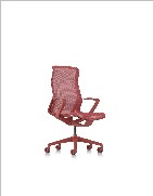 Iron Task Chair, Mesh back with upholstered seat,Fully — H5
