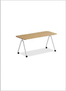 Single desk with caster — Mixcube