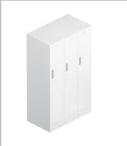 3-door locker — Steelbox