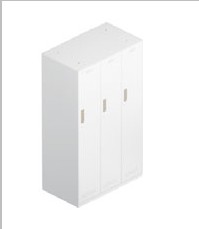 3-door locker — Steelbox