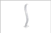 Cord snake (floor-mounted) — Up1