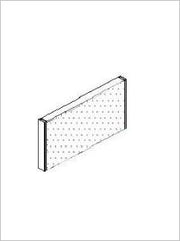 Steel base panel - no raceway — Surflex Panel Tile