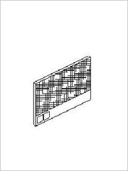 Steel base panels with horizontal raceway — Surflex Panel Tile