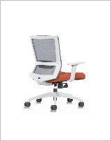 Iron Task Chair, Mesh back with upholstered — Iron Ii