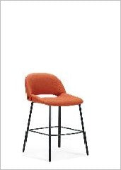 Ducky Stool, Bar height, Fully upholstered, Metal — Ducky Lounge