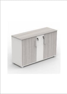 Storage cabinet with locking laminate doors — M Cabinet