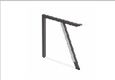 Single-sided angled leg (right side) — Mall Ii