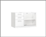 Storage cabinet with drawers on left — Verdure S
