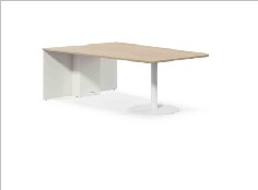 T shape meeting table — Mall Ii