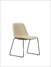 MJ Guest chair, Armless with sled base — Mj