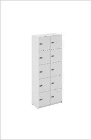 10-door locker unit — M Cabinet