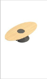 Occasional table with oval top — Universal Tables (Veneer)