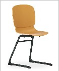 Model Training Chair, Plastic with metal cantilever base — Model
