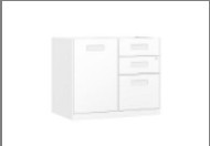 Storage cabinet with drawers on right — Verdure S