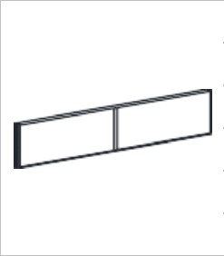 Framed screen - half tackboard, half — Surflex Accessories