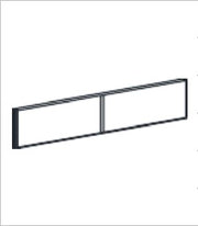 Framed screen - half tackboard, half — Surflex Accessories