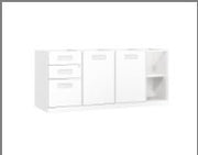 Storage cabinet with drawers on left — Verdure S
