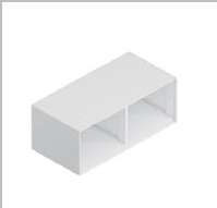 Stack-on open storage cabinet — Steelbox