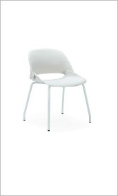 Ducky Multipurpose Chair, Plastic with metal 4-leg — Ducky Chair Stool