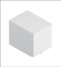 2-drawer B/F mobile pedestal — Steelbox