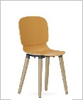 Model Training Chair, Plastic with veneer 4-leg — Model