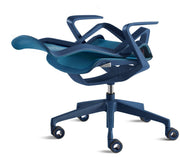 Iron Task Chair, Mesh back with upholstered seat,Fully — H5