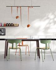 Motto Dinning Chair, Armless with 4-leg — Motto