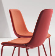 MJ Guest chair, Armless with 4-leg base — Mj