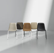 MJ Guest chair, Armless with 4-leg base — Mj