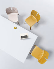 Plis Stackable Chair,Plastic with 4-leg — Plis