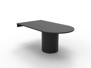 Drum Base D-End Table