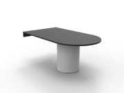 Drum Base D-End Table
