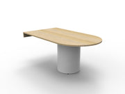Drum Base D-End Table