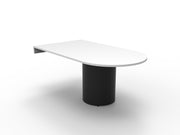 Drum Base D-End Table