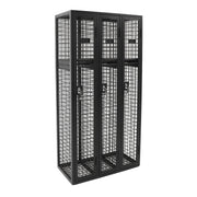 Steel Mesh 3 Door Locker